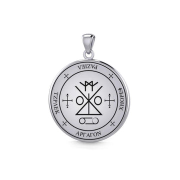 Sigil of the Archangel RAZIEL Small Sterling Silver Pendant TPD6032 - Jewelry